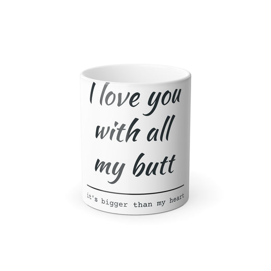 Mug: Color Morphing 11oz - Im in love with you Design