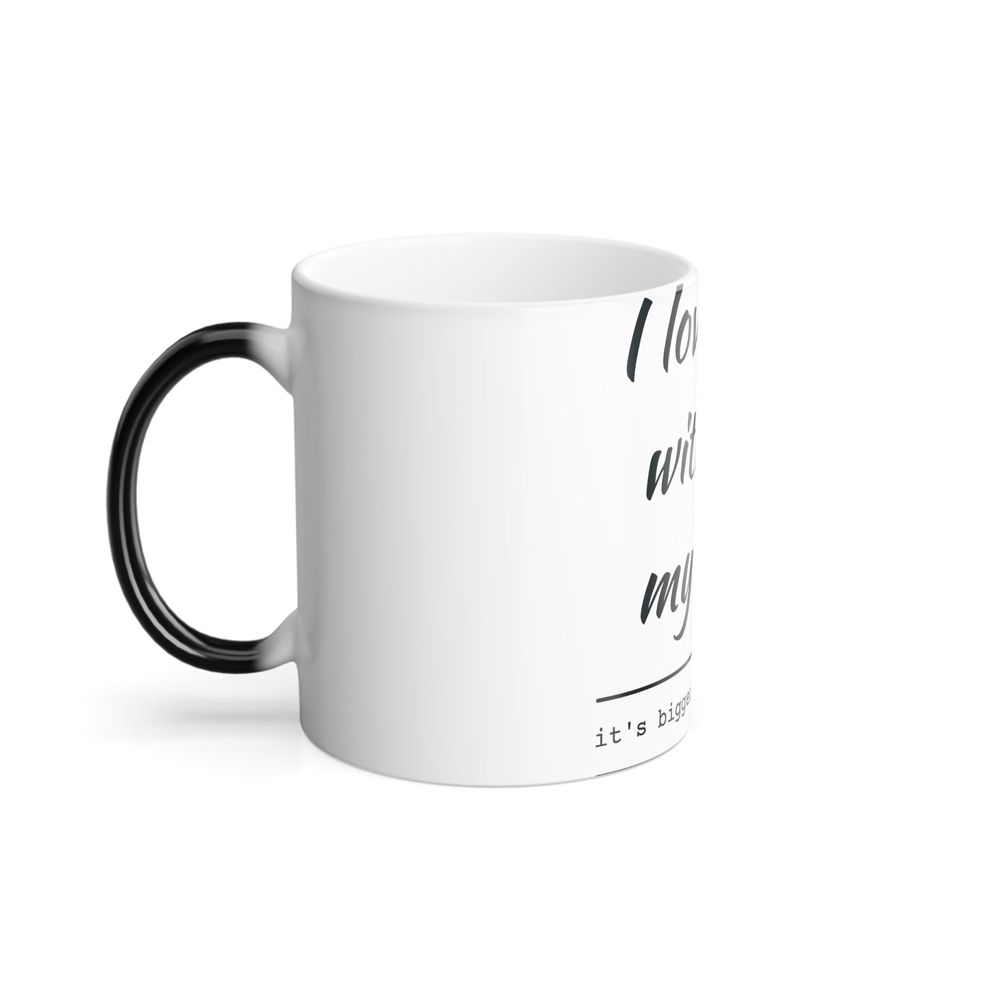 Mug: Color Morphing 11oz - Im in love with you Design