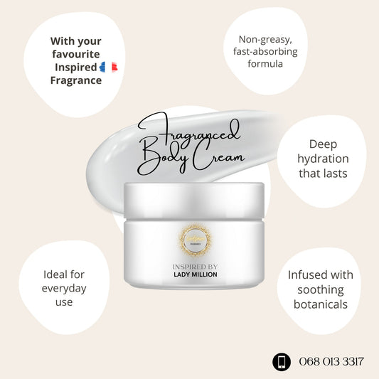 Fragrance body cream