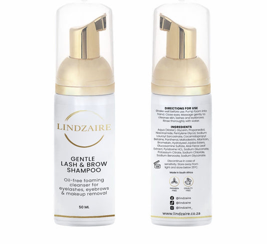 Gentle lash & brow shampoo